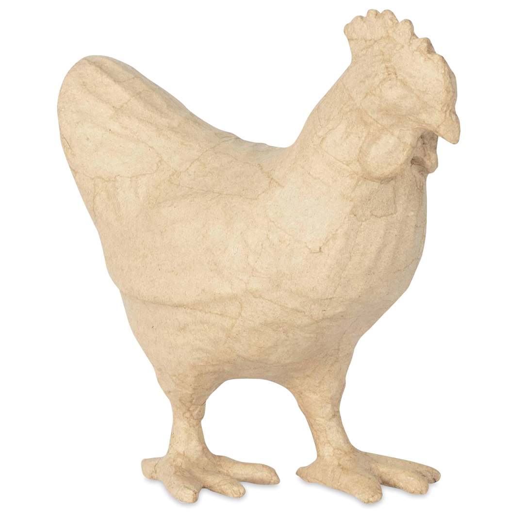 Open in modal - Decopatch Medium Paper Mache Animal - Chicken 2
