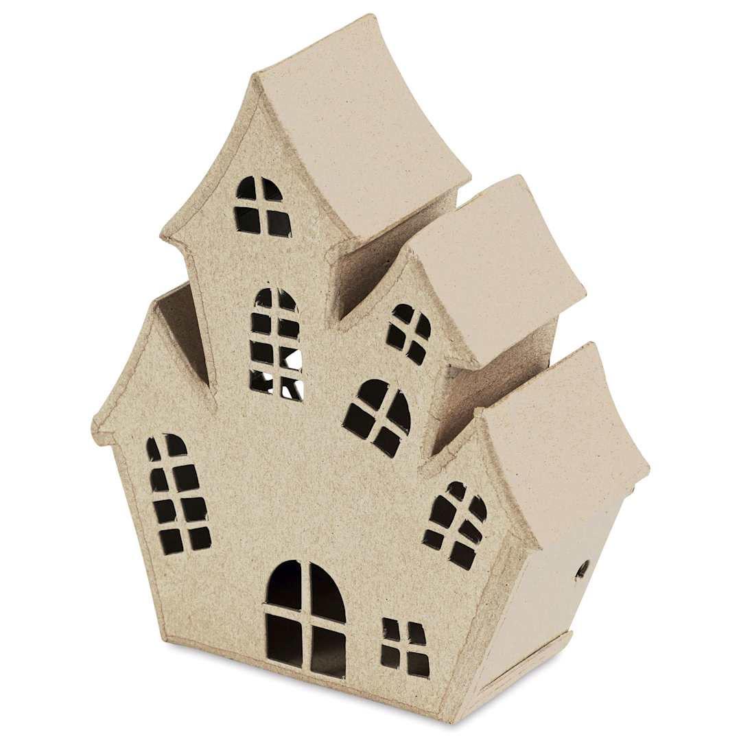 Open in modal - Decopatch Paper Mache House - Haunted House