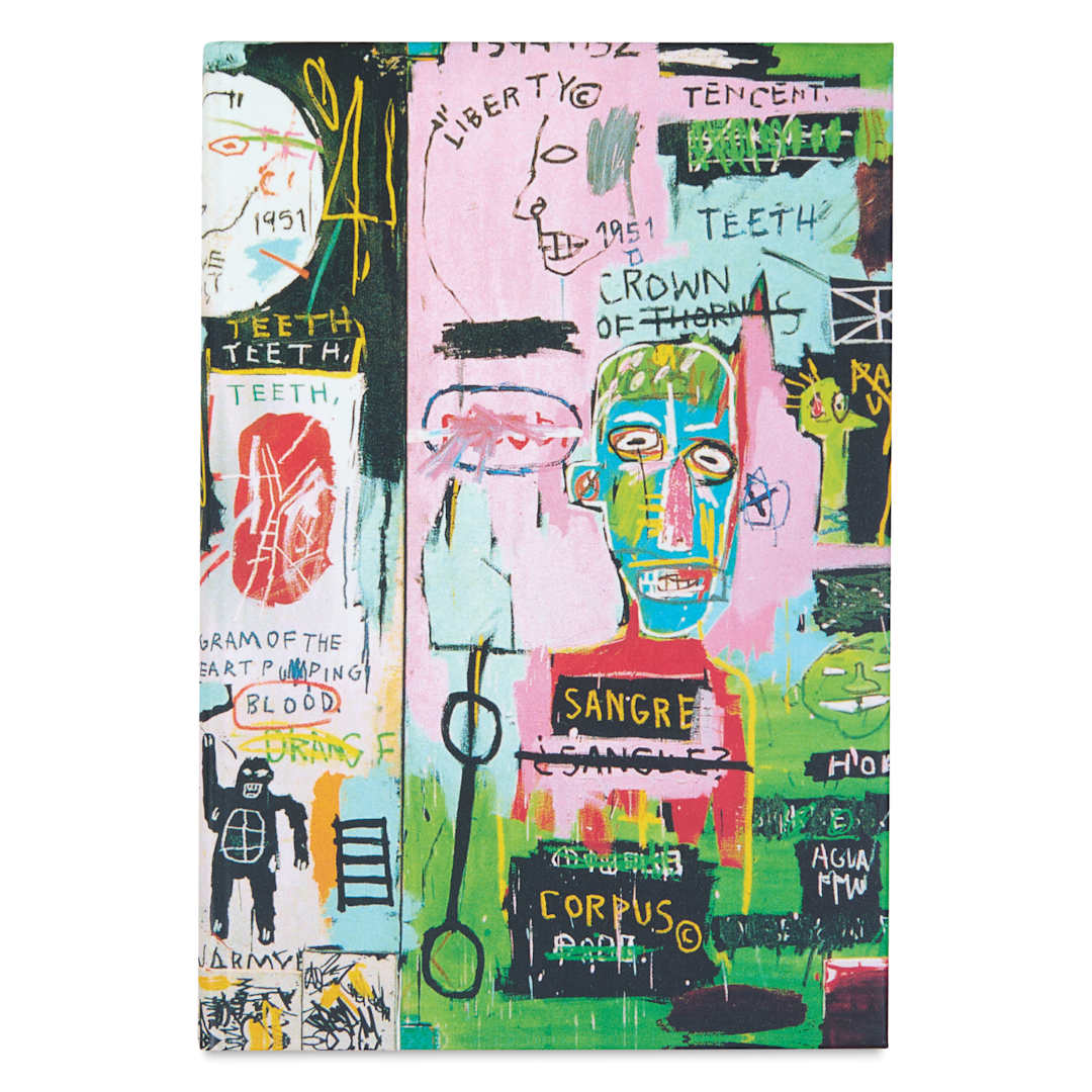 Open in modal - Basquiat Mini Sticky Book, front of book