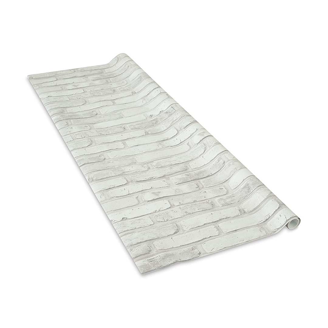 Open in modal - Fadeless Design Roll - White Brick, 48" x 12 ft