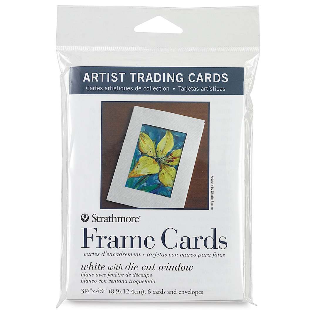 Open in modal - Strathmore Artist Trading Card Frames - 3-1/2" x 4-7/8", Pkg of 6