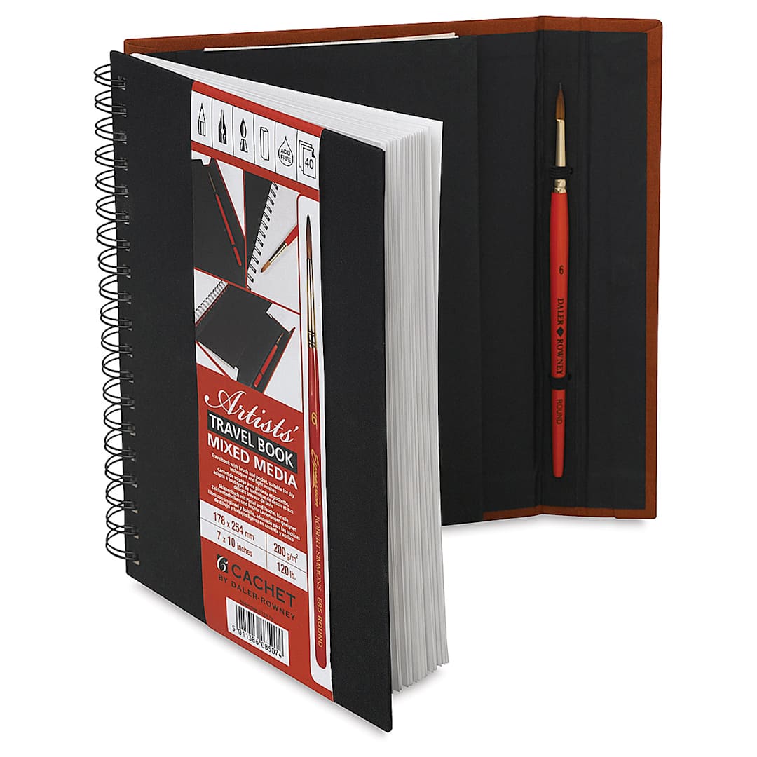 Open in modal - Mixed Media Book with Brush