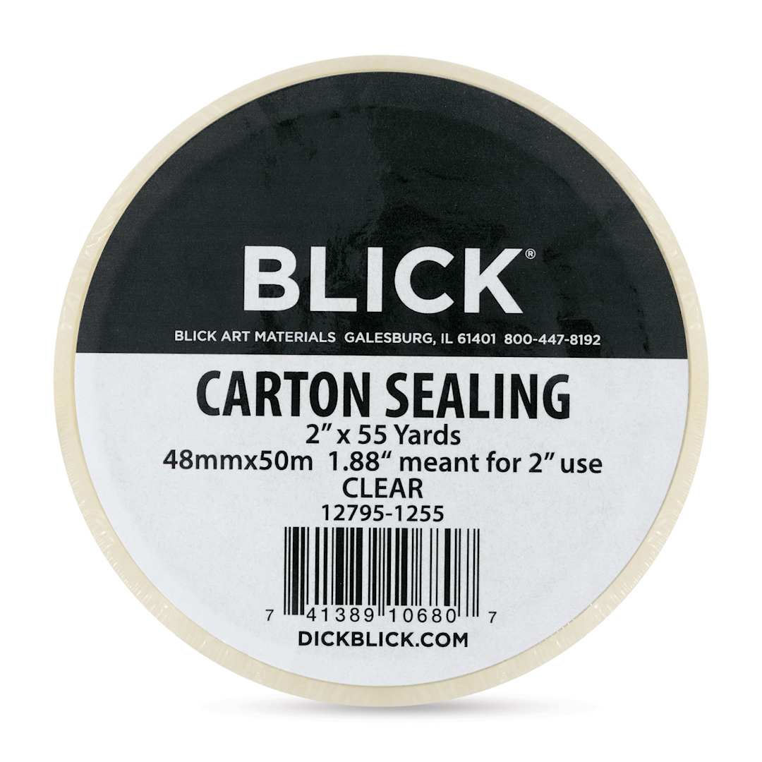 Open in modal - Blick Clear Carton Sealing Tape, front of the packaging
