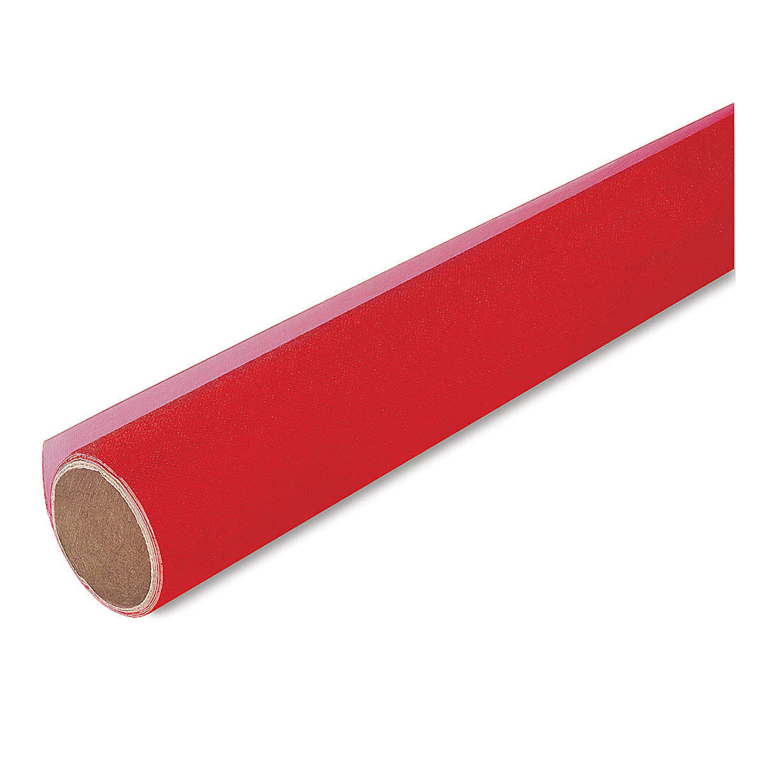 Open in modal - Lineco Book Cloth - 17" x 19", Red, Rolled Sheet
