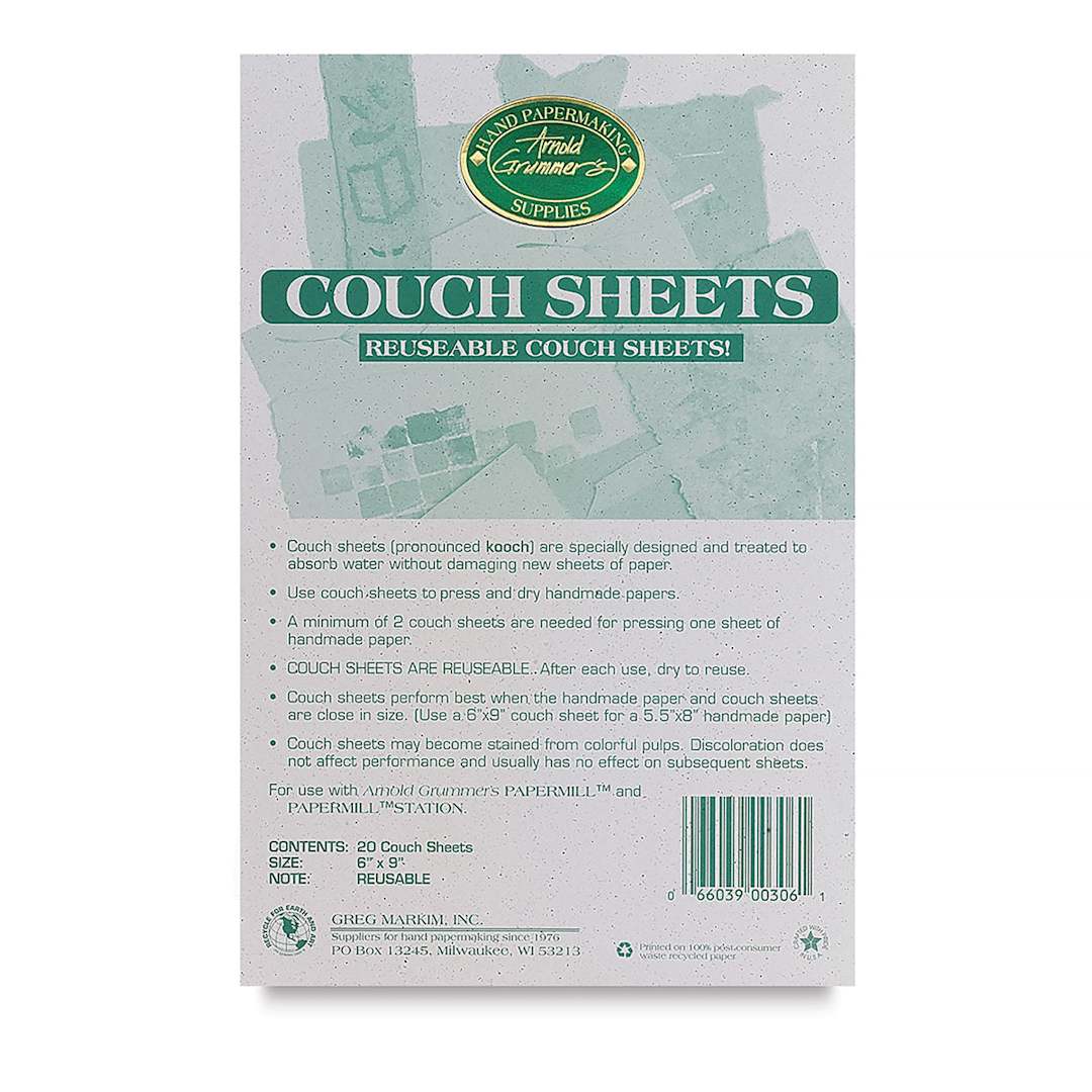 Open in modal - Arnold Grummer Couch Sheets - 6" x 9", Pack of 20
