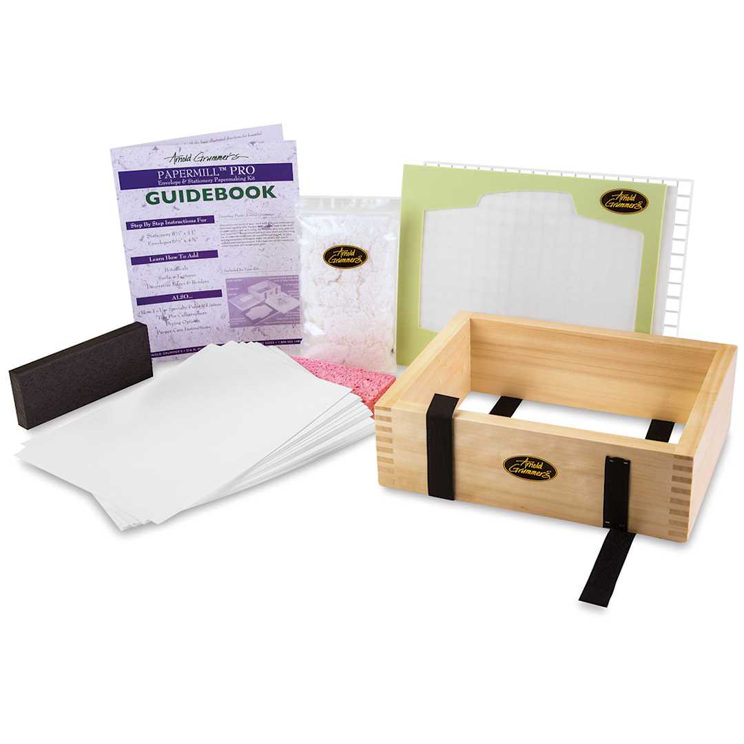 Open in modal - Arnold Grummer's Papermill Pro Envelope & Stationery Kit - Components of kit shown

