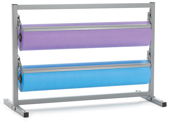 Open in modal - Standing Paper Rack - Left angle view of 2-Roll Unit