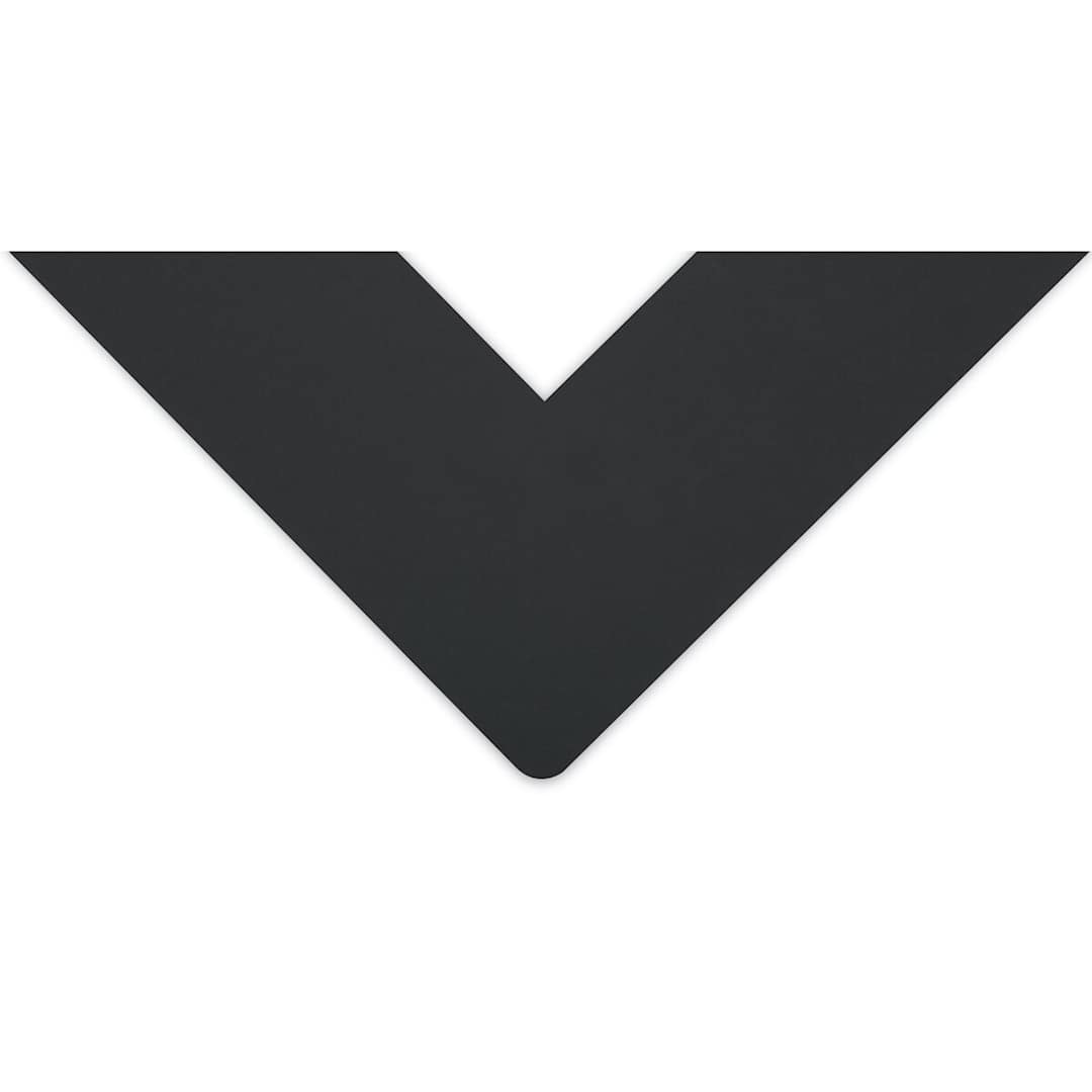 Open in modal - Decorative Cream Core Matboard - 20" x 30", Black