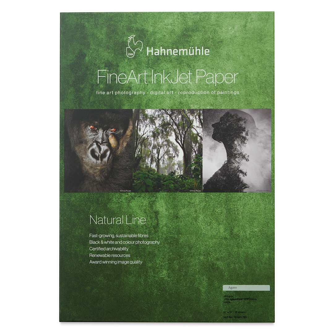 Open in modal - Hahnemühle Agave FineArt Inkjet Paper - 13" x 19", Pkg of 25, front of packaging