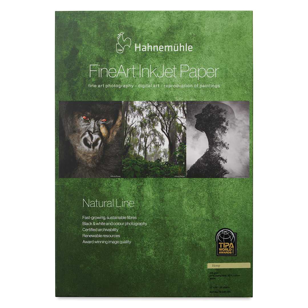 Open in modal - Hahnemühle Hemp FineArt Inkjet Paper - 13" x 19", Pkg of 25, front of packaging