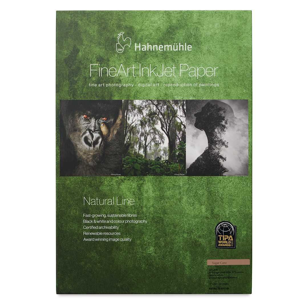 Open in modal - Hahnemühle Sugar Cane FineArt Inkjet Paper - 13" x 19", Pkg of 25, front of packaging