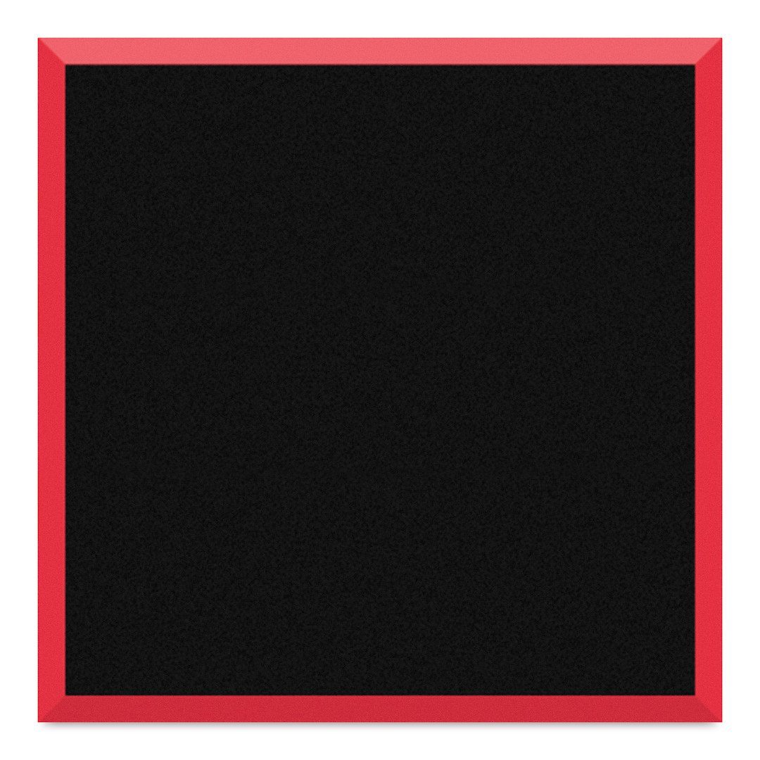 Open in modal - Crescent BriteCore Matboard - 32" x 40", Black on Red