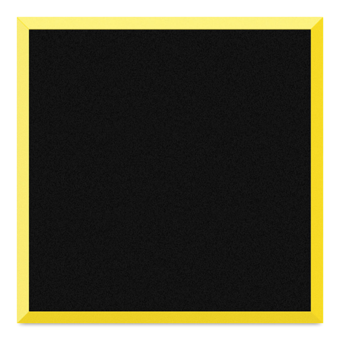 Open in modal - Crescent BriteCore Matboard - 32" x 40", Black on Yellow
