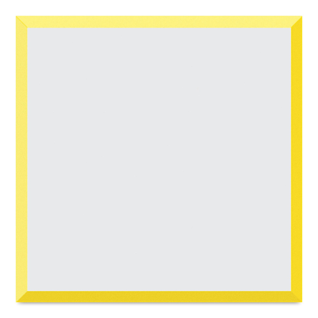 Open in modal - Crescent BriteCore Matboard - 32" x 40", White on Yellow
