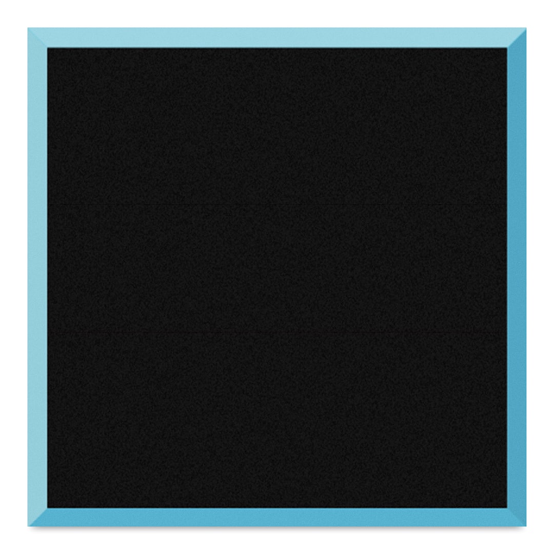Open in modal - Crescent BriteCore Matboard - 32" x 40", Black on Aqua