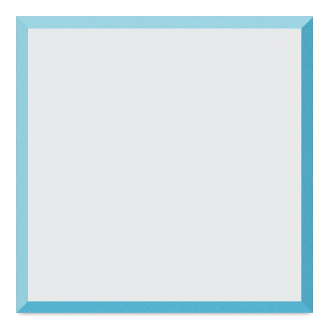 Open in modal - Crescent BriteCore Matboard - 32" x 40", White on Aqua