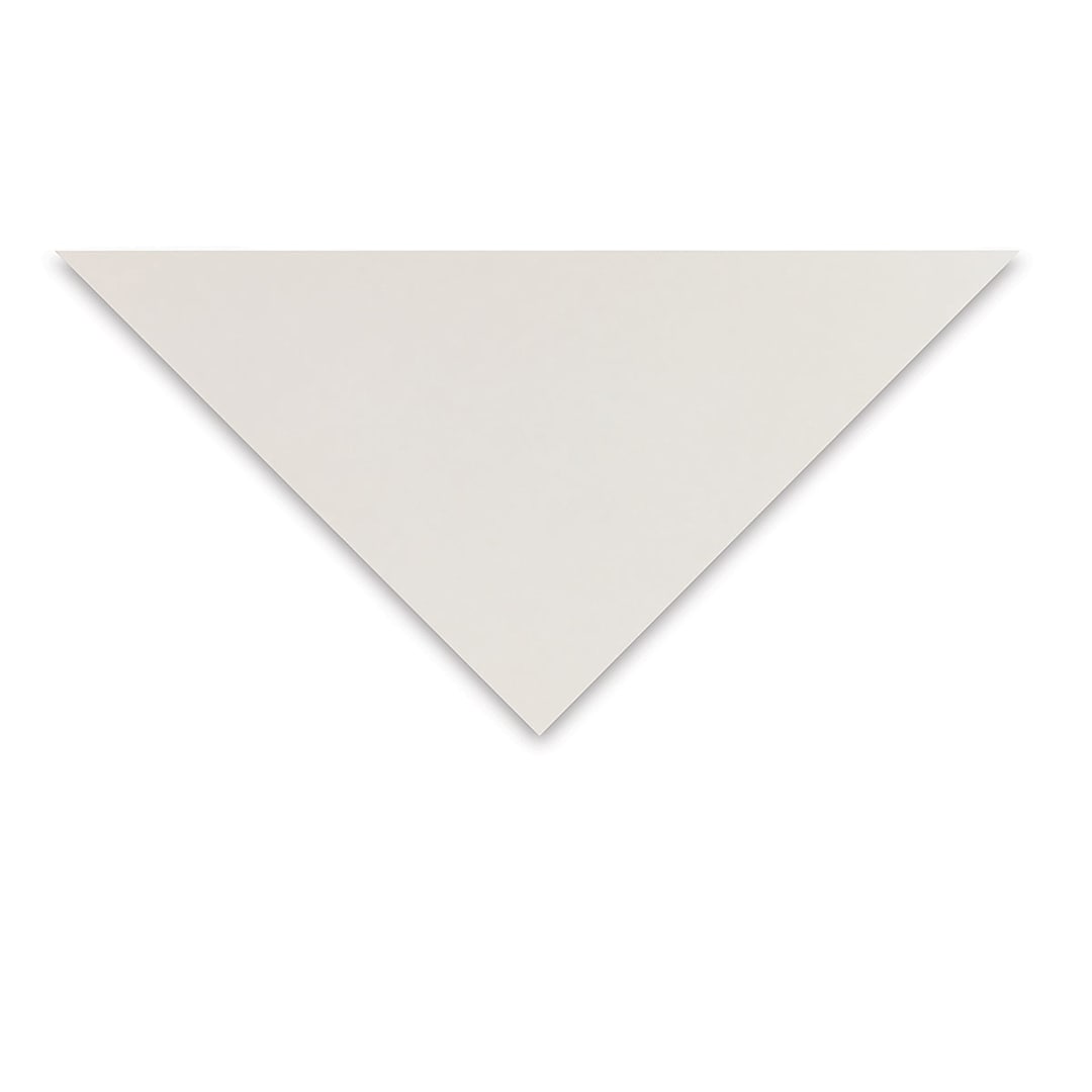 Open in modal - Blick Deluxe White Posterboard - Closeup of corner of Dual-sided White Posterboard