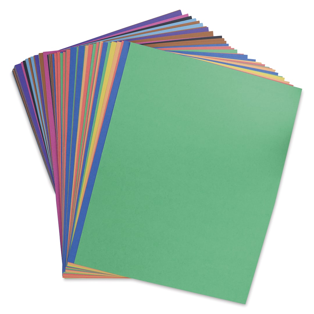 Open in modal - Pacon Railroad Board - 22" x 28" x 4 Ply, Assorted, 100 Sheets