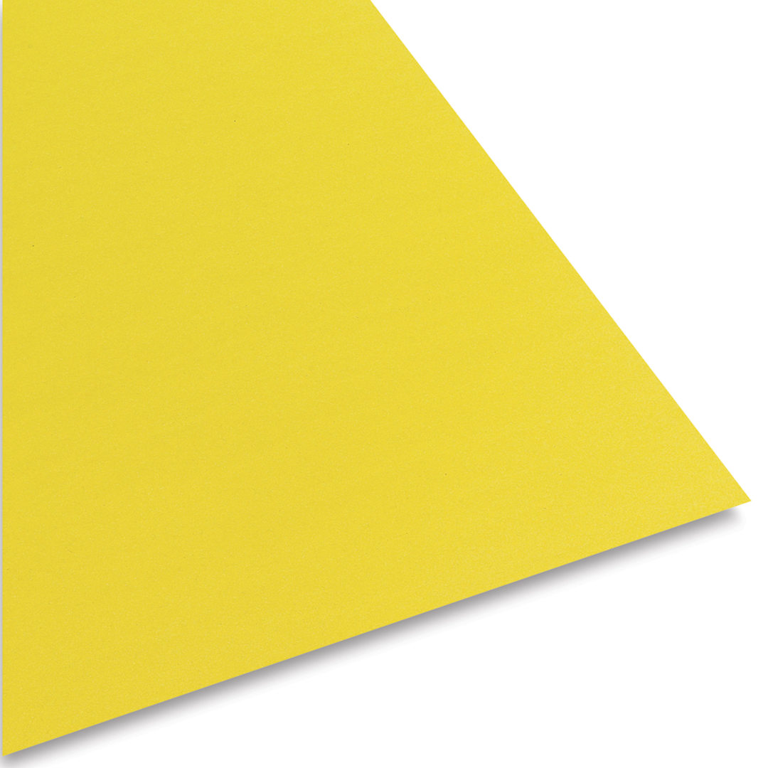 Open in modal - Pacon Railroad Board - 22" x 28" x 4 Ply, Lemon Yellow, 100 Sheets