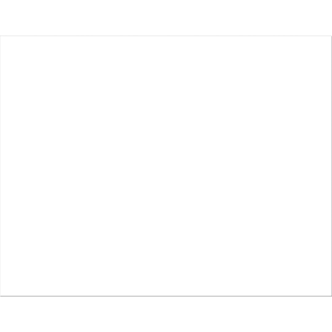 Open in modal - Pacon Railroad Board, 4-Ply, 22 in x 28 in, 25 Sheets, White