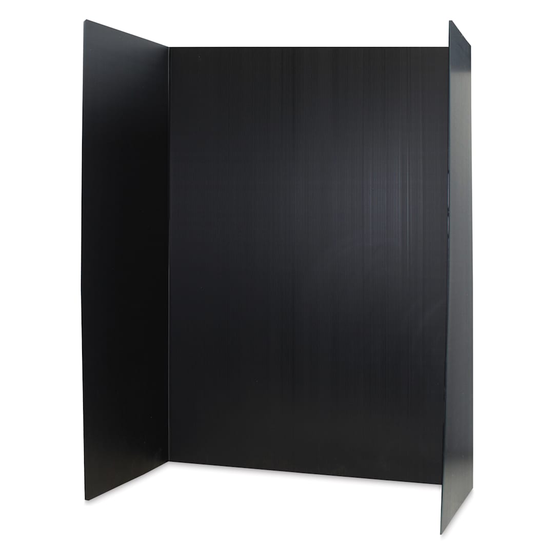 Open in modal - Flipside Plastic Tri-Fold Board - Black, 36" x 48"