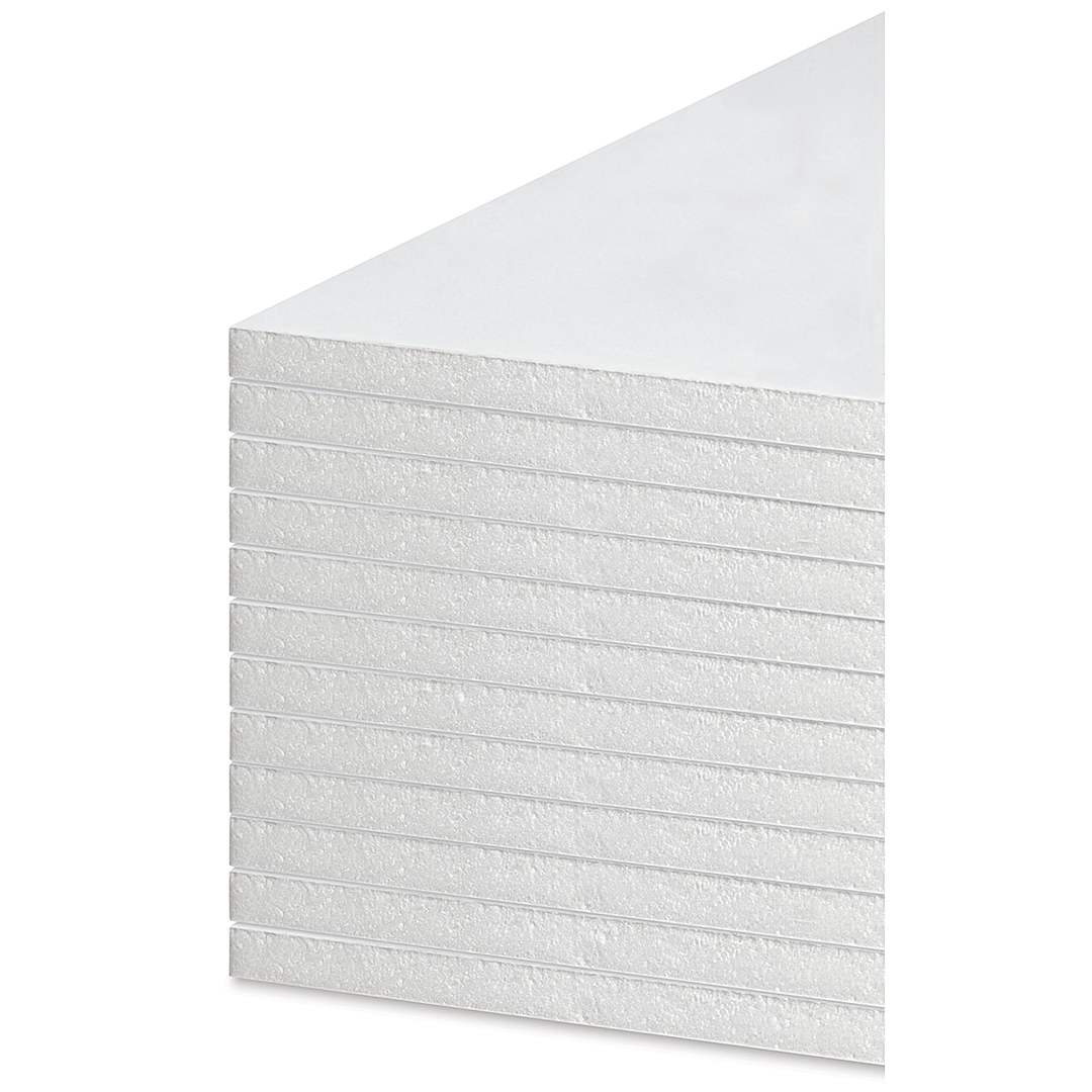Open in modal - Gatorfoam Gatorfoam Board Pack - 48" x 96" x 1/2", White, Pkg of 12