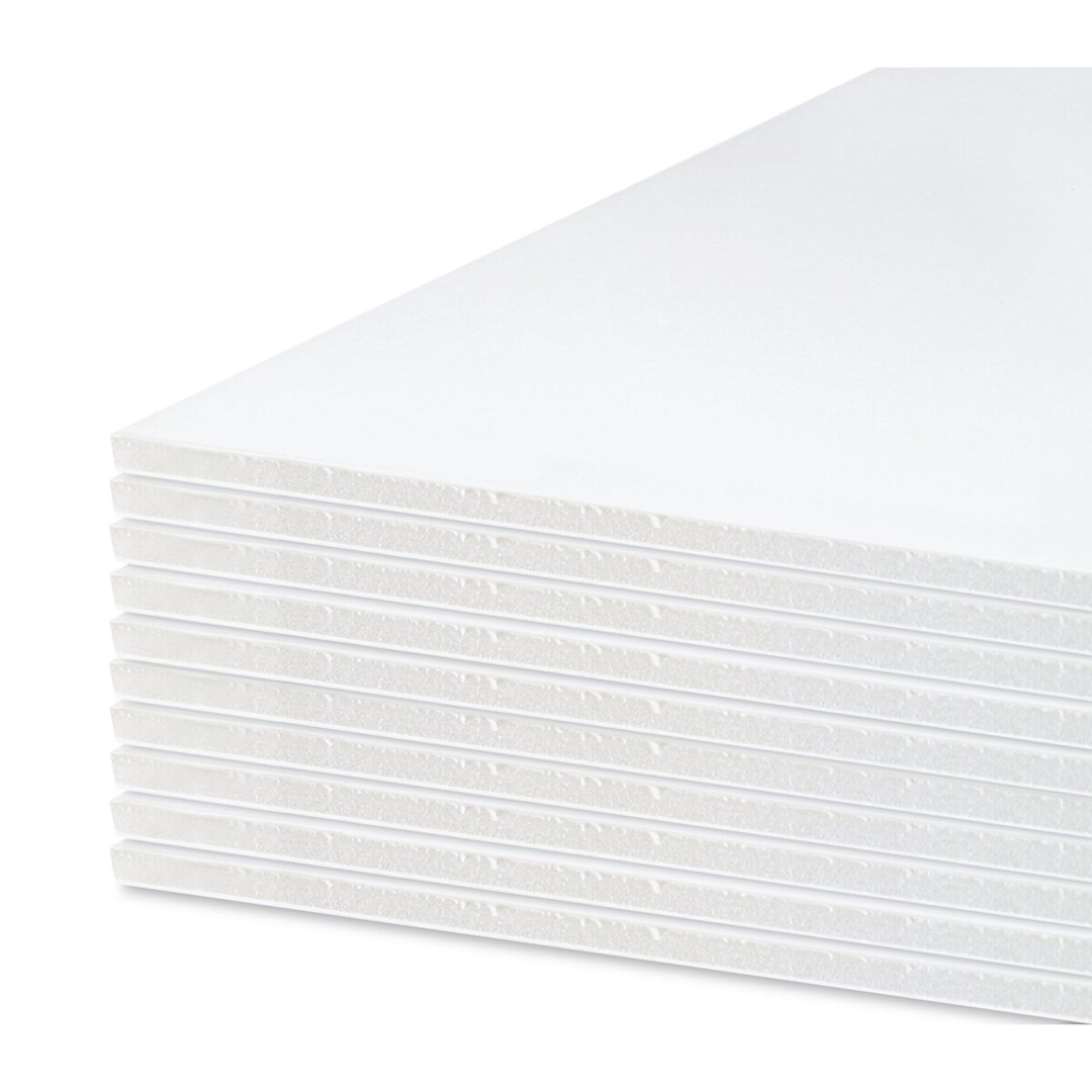 Open in modal - White Foam Board - 40" x 60" x 1/2", Pkg of 12
