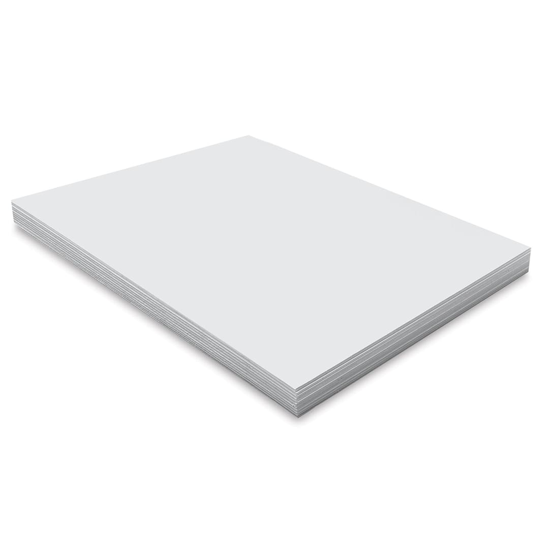 Open in modal - Quick-Stik Self-Adhesive Foam Board - 32" x 40" x 3/16", White, Permanent Adhesive, Single Sheet