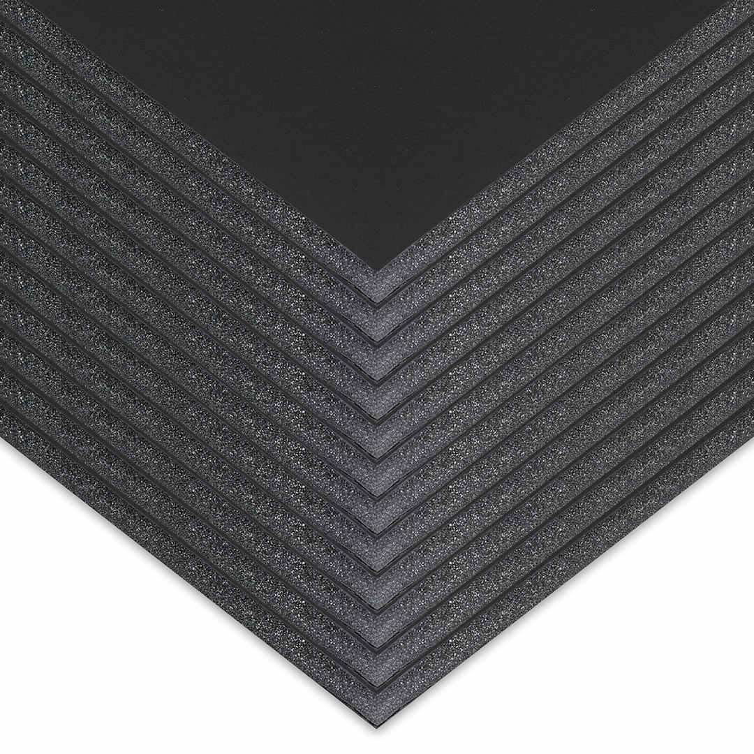 Open in modal - Blackcore Foam Board Pack - 40" x 60" x 1/2", Black, Pkg of 10