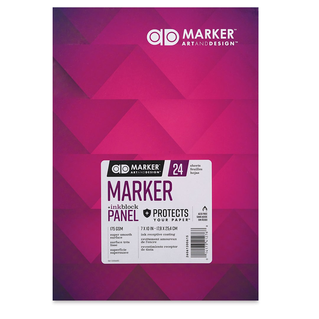 Open in modal - Chartpak Ad Marker Pads - Front cover of 7" x 10" pad