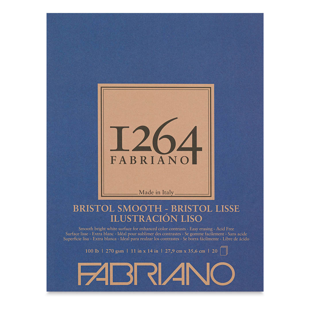 Open in modal - Fabriano 1264 Bristol Pad - 11" x 14", Smooth