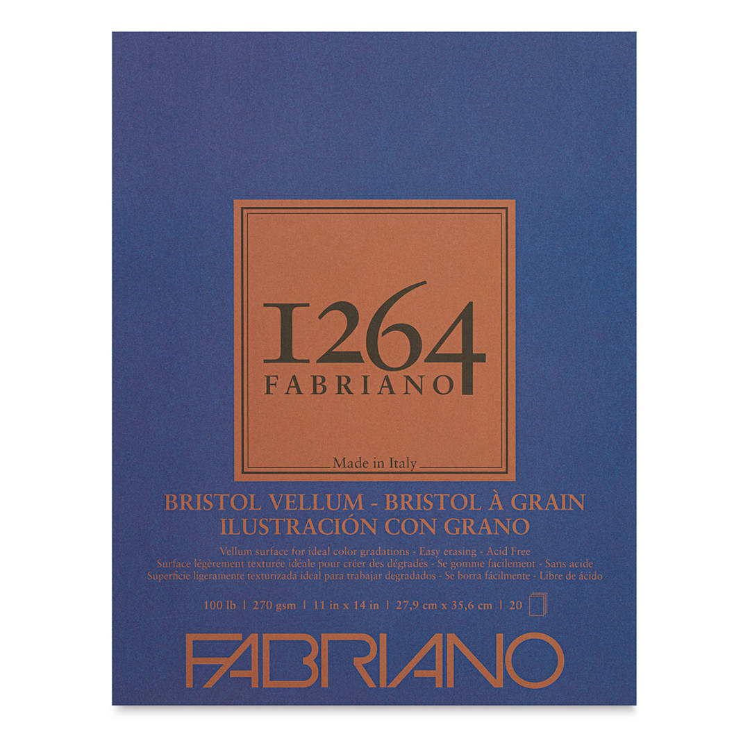 Open in modal - Fabriano 1264 Bristol Pad - 11" x 14", Vellum