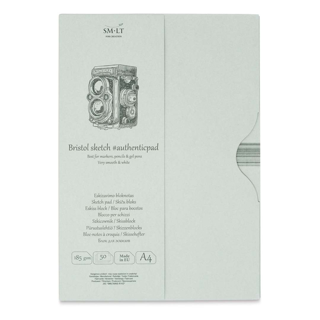 Open in modal - SMLT Art Bristol Pad in Folder - 8-1/4" x 11-3/4", 50 Sheets