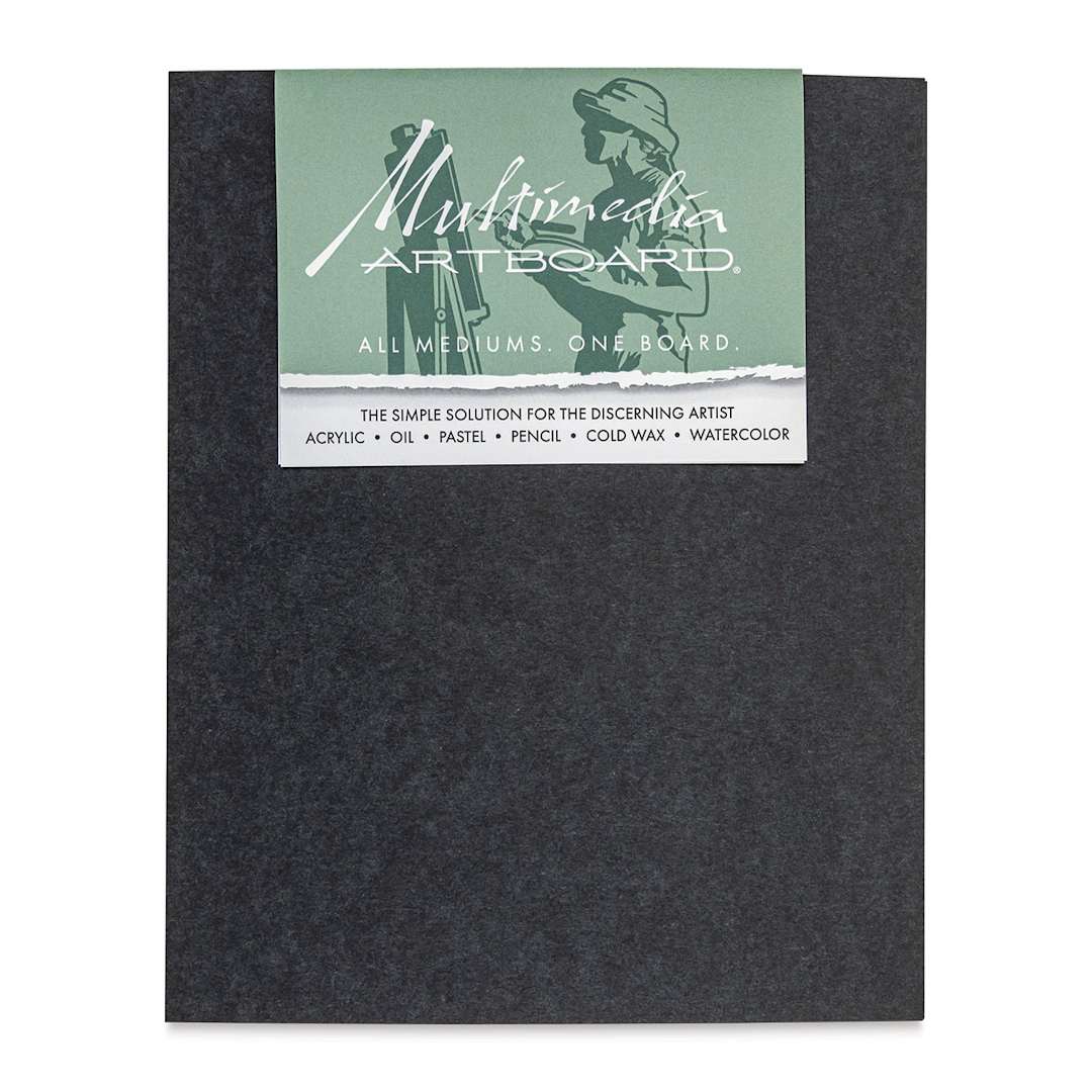 Open in modal - Multimedia Artboard Pack - 8" x 10" x 1/32", Black, 5 Sheets