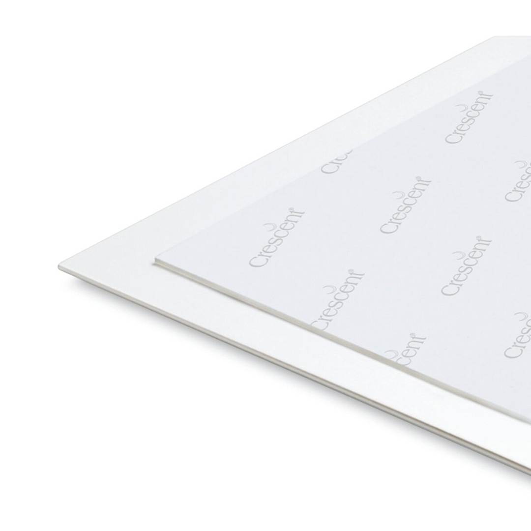 Open in modal - Crescent Illustration Board - 32" x 40", 24-Ply, White, Cold Press