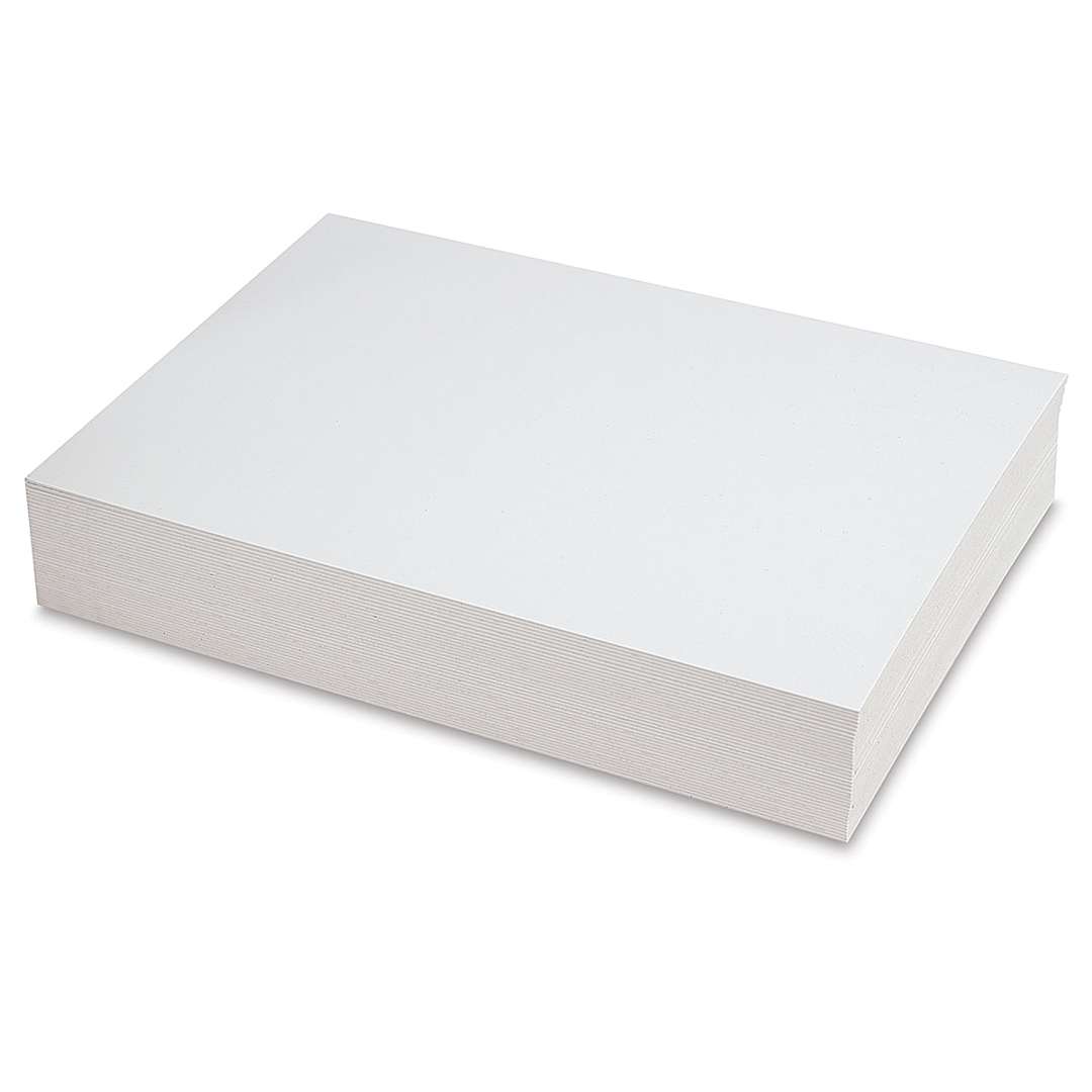 Open in modal - Crescent Illustration Board - 9" x 12", 18-Ply, White, Hot Press, Pkg of 40 Sheets