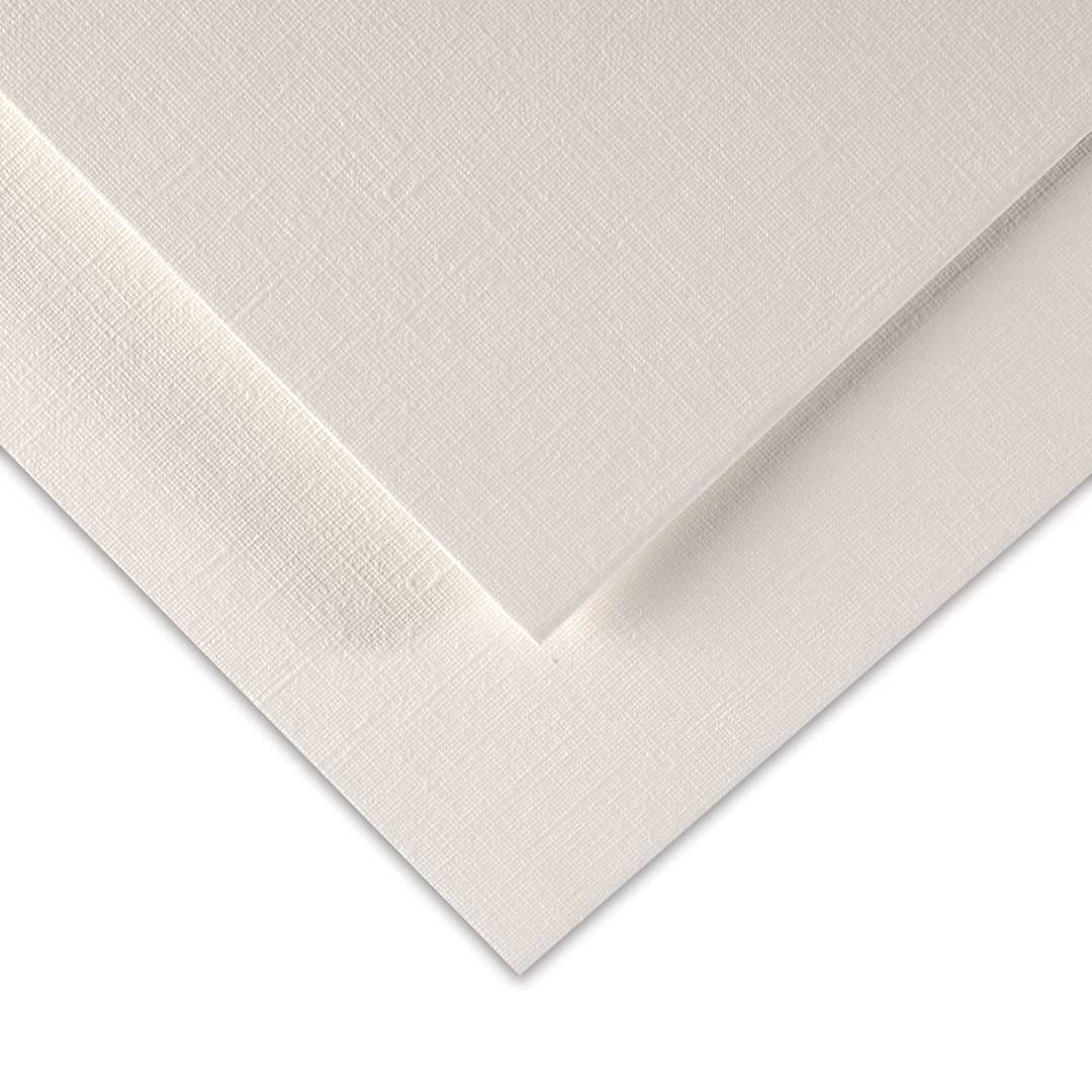 Open in modal - Canson Canva-Paper Artboard - Closeup of corners of 2 boards showing color and texture
