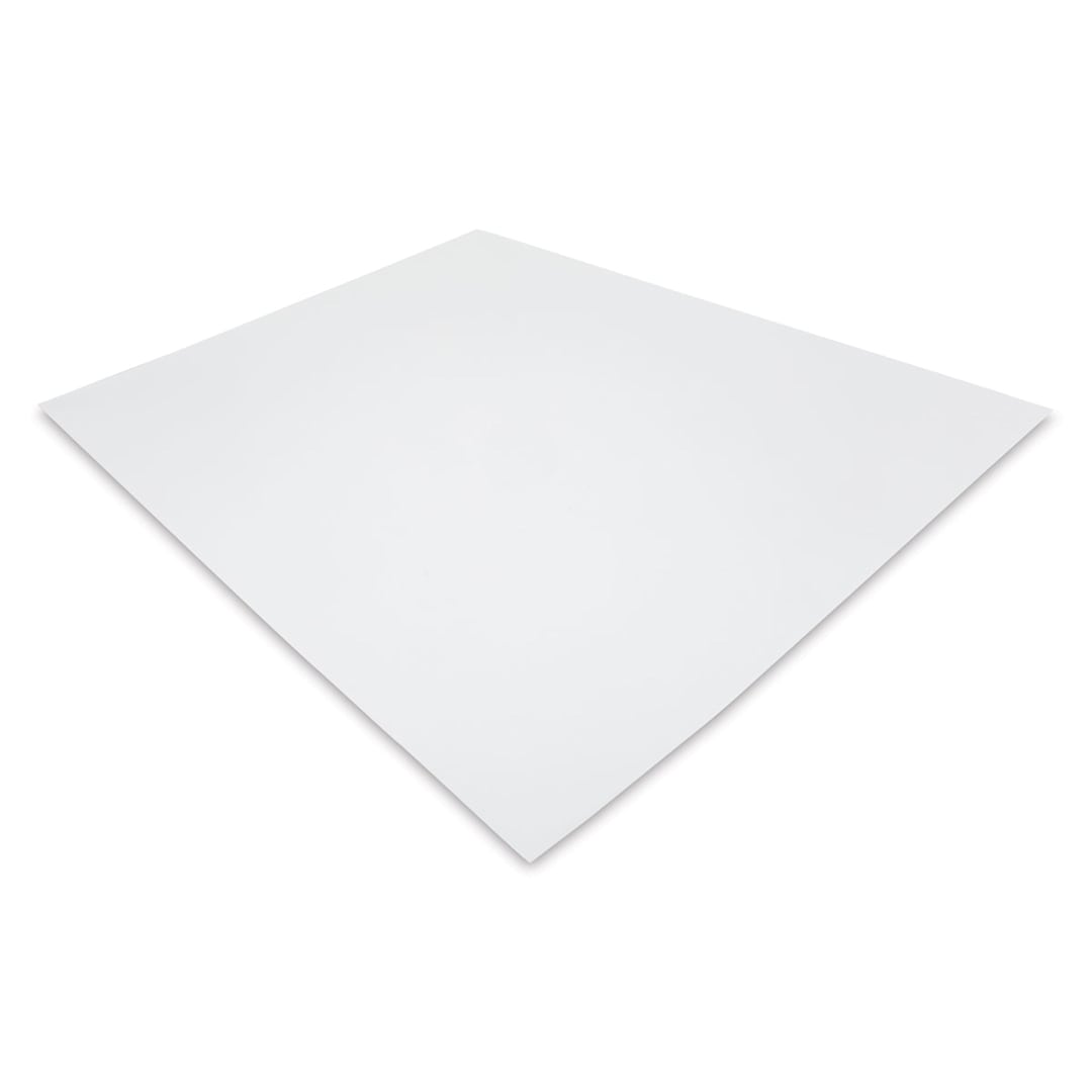 Open in modal - Essdee Scraperboard - 19" x 24", White, Un-Inked - angled