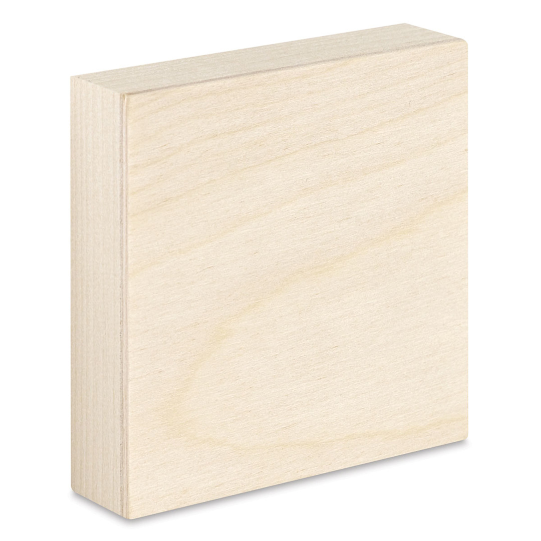 Open in modal - American Easel Wood Painting Panel - 3" x 3" x 3/4", Economy Panel