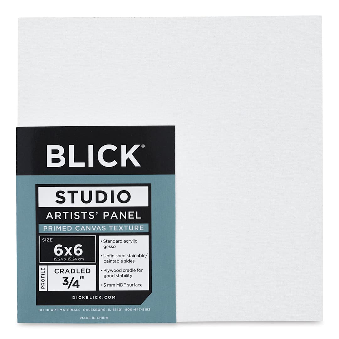 Open in modal - Blick Studio Artists' Board - 6" x 6" x 3/4", Traditional