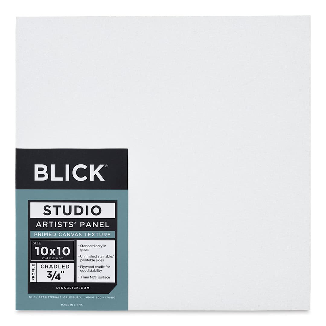 Open in modal - Blick Studio Artists' Board - 10" x 10" x 3/4", Traditional