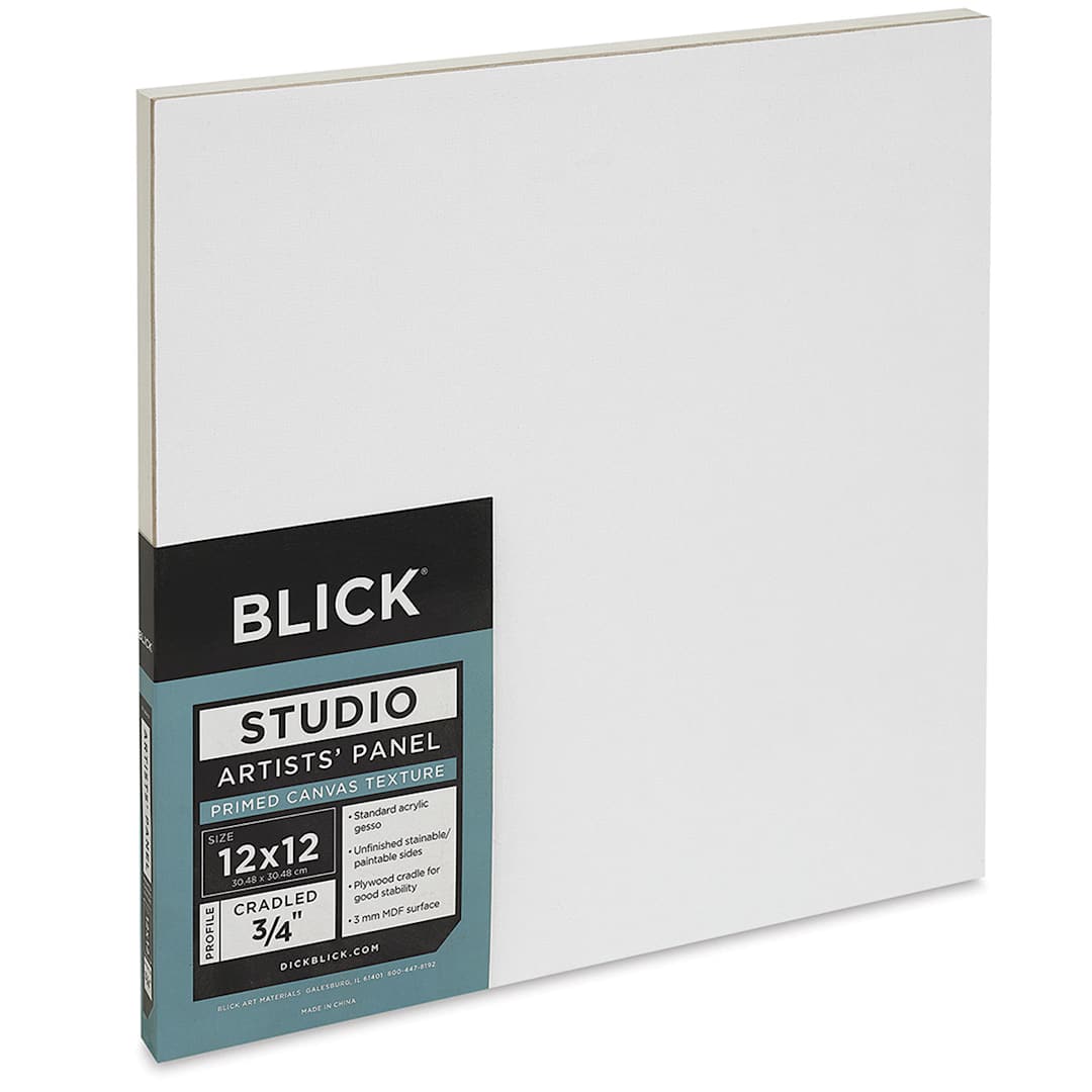 Open in modal - Blick Studio Artists' Board - 12" x 12" x 3/4", Traditional