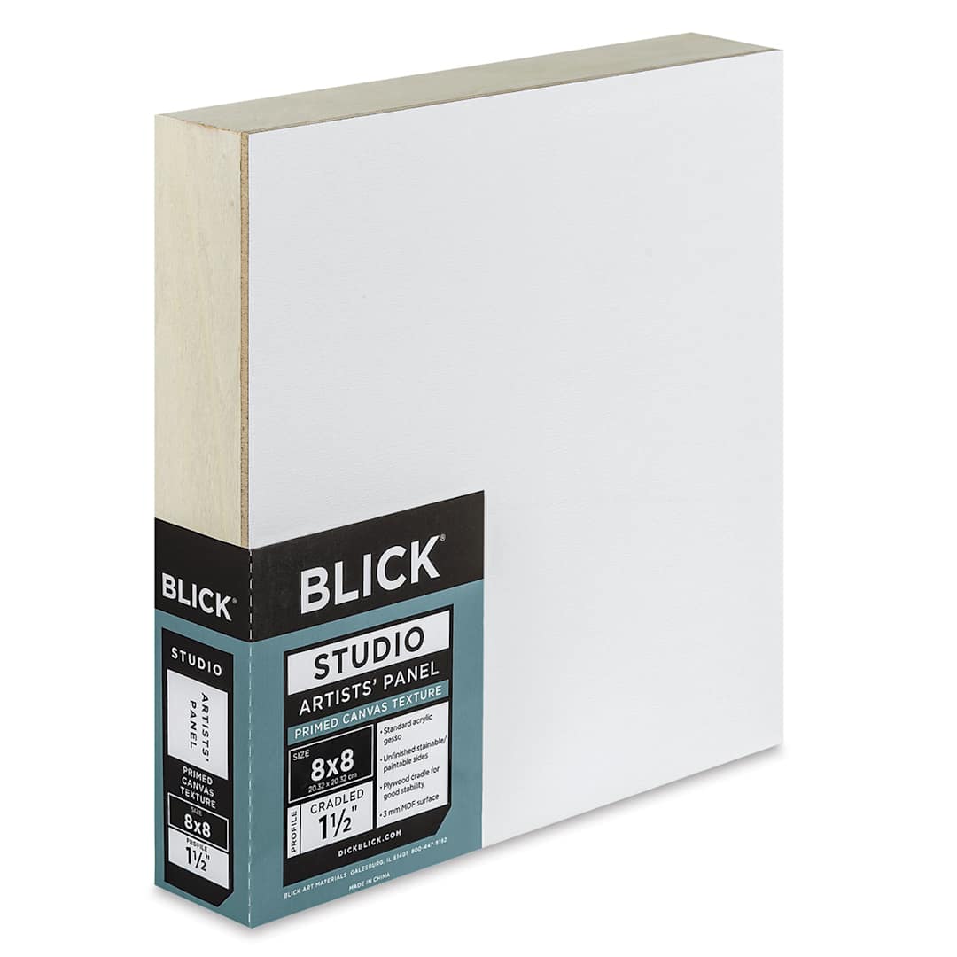 Open in modal - Blick Studio Artists' Board - 8" x 8" x 1-1/2", Gallery