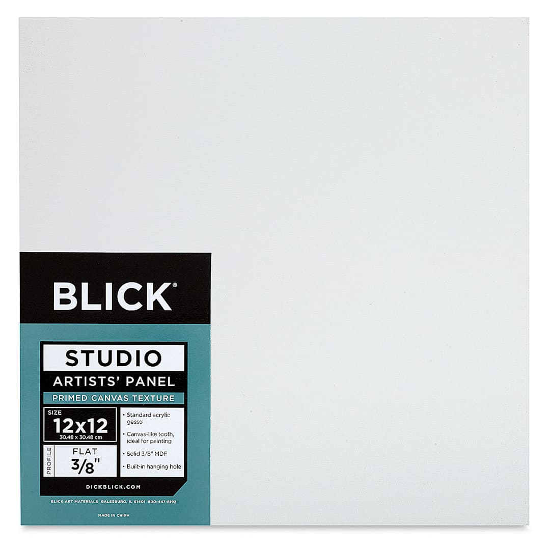 Open in modal - Blick Studio Artists' Board - 12" x 12" x 3/8", Flat