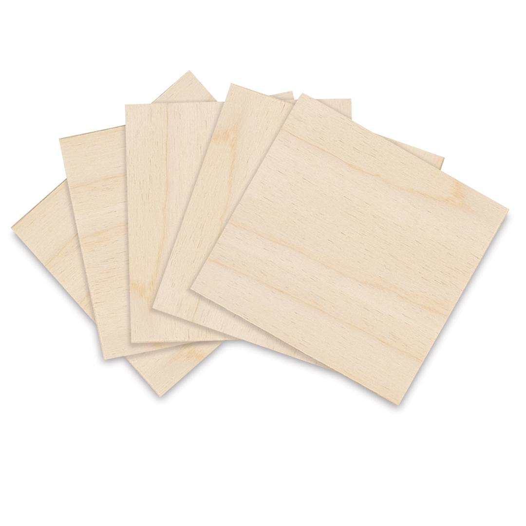 Open in modal - Birch Panel Pack - 6" x 6" x 1/8", Pkg of 5