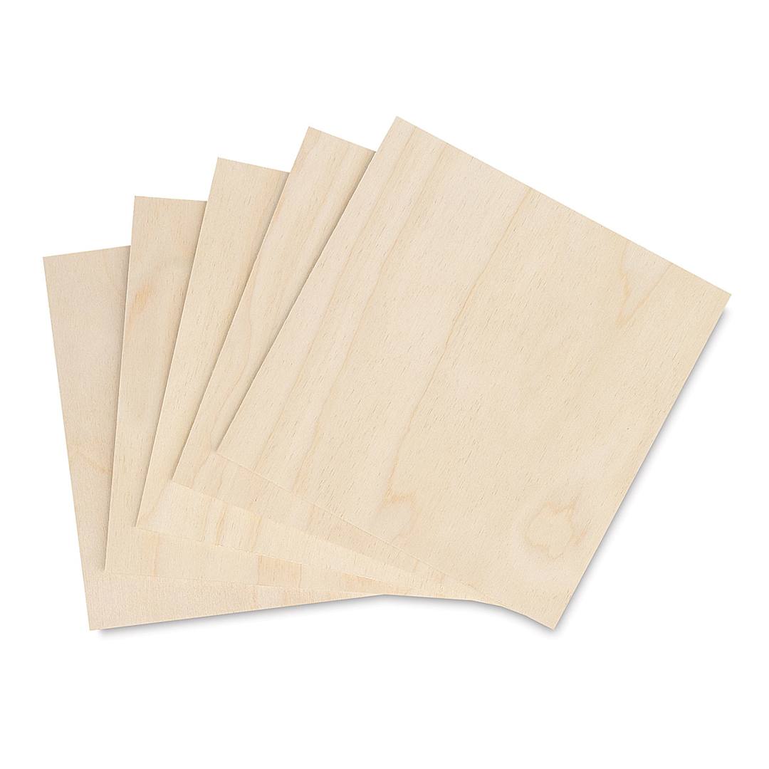 Open in modal - Birch Panel Pack - 8" x 8" x 1/8", Pkg of 5