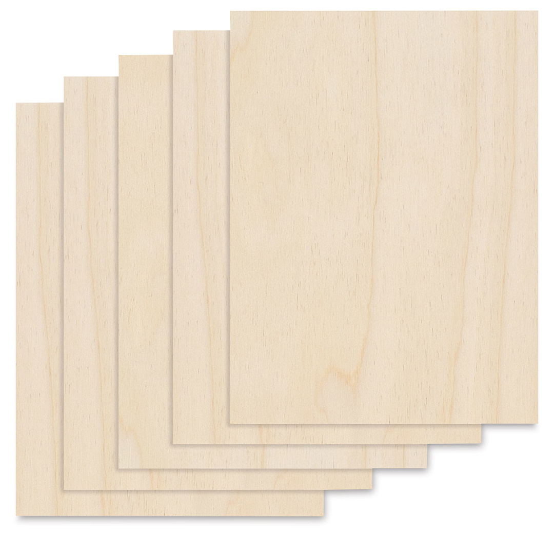 Open in modal - Birch Panel Pack - 9" x 12" x 1/8", Pkg of 5