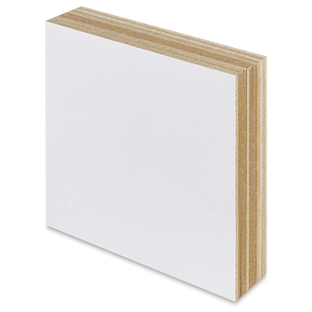 Open in modal - Blick Edu-Painting Panel Class Pack - 6" x 6" x 1/8", Pkg of 12