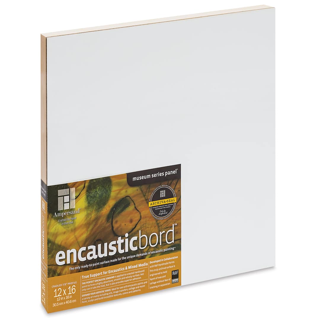 Open in modal - Ampersand Encausticbord - 12" x 16" x 7/8", Cradled
