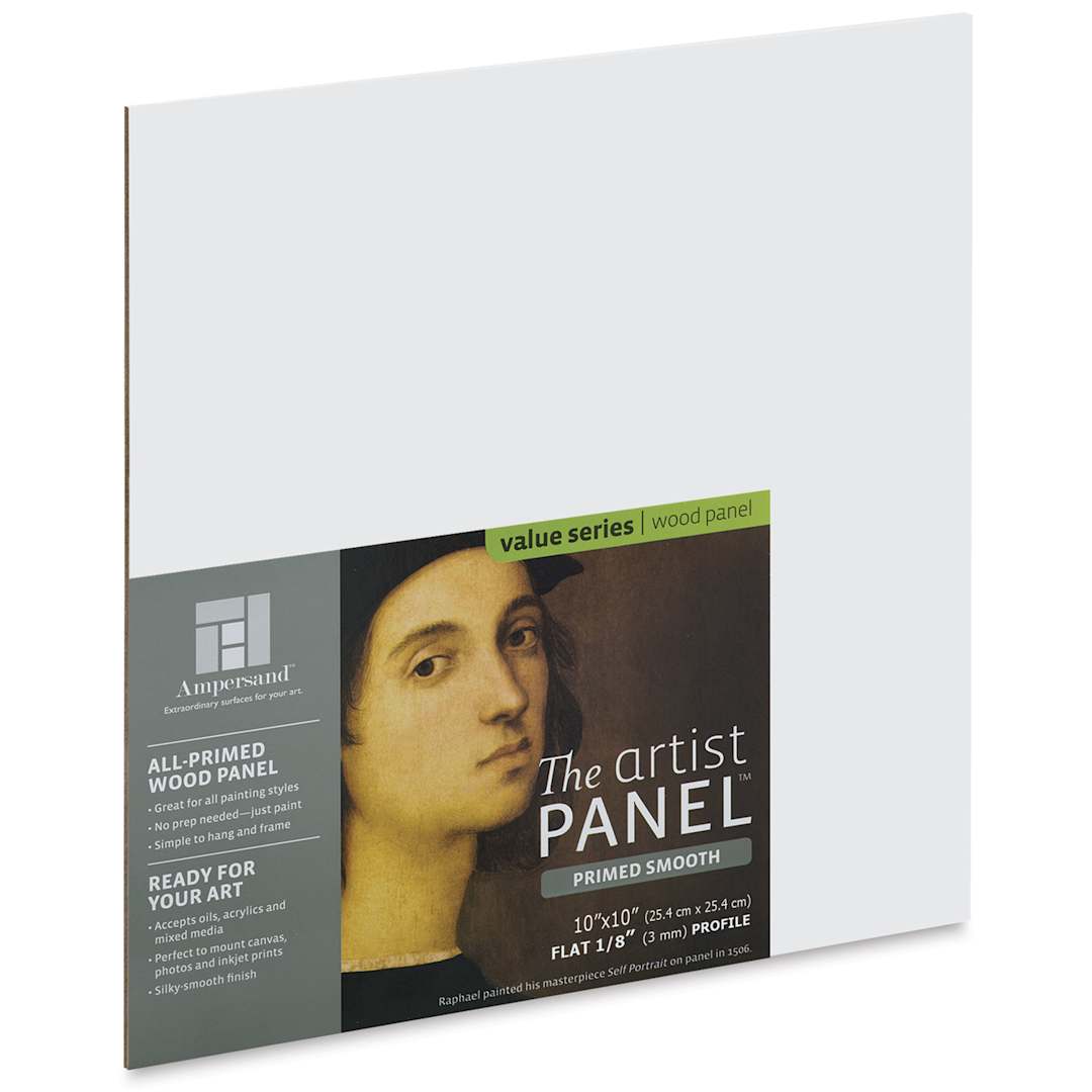 Open in modal - Ampersand Value Series Artist Panel - Smooth, 10" x 10", 1/8" Profile